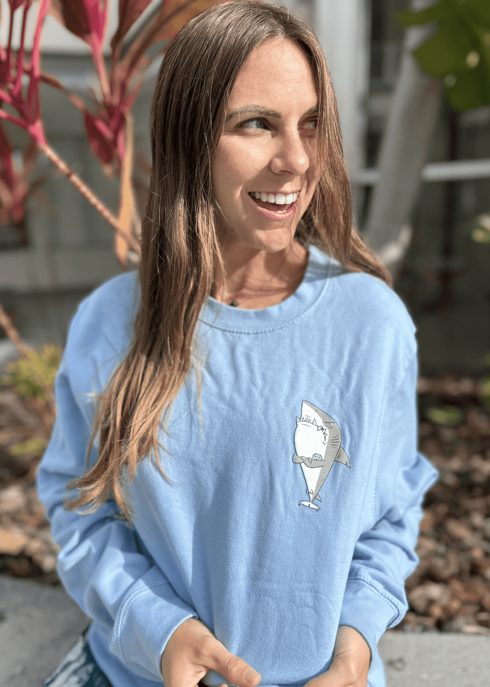 Shark Attack Volleyball Crewneck